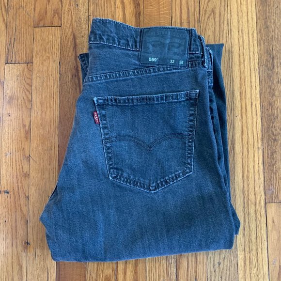 Levi's Other - Levi's 559 Black Bootcut Jeans